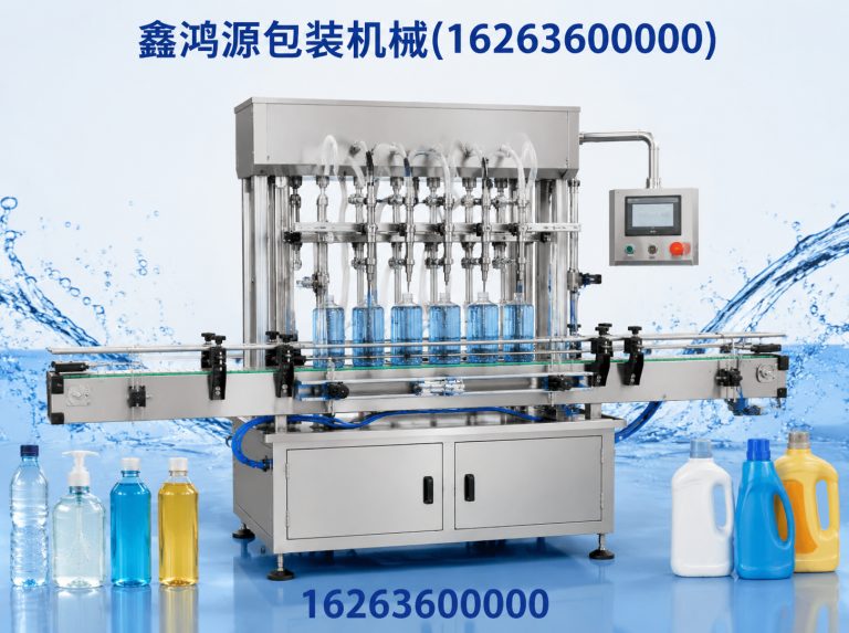 潍坊全自动灌装生产线展示图